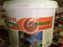 Гаммарус 5литров (ведро) корм для рыб