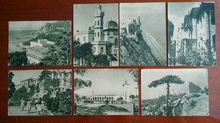 Видовые открытки 1953 г. СССР