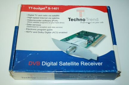 TT-budget S-1401 спутниковый тюнер (DVB карта)