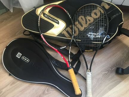 2 ракетки Wilson и теннисный рюкзак