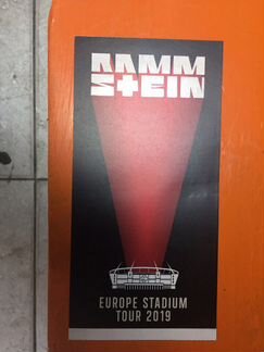 Билет на Rammstein- Du hast zone. Москва