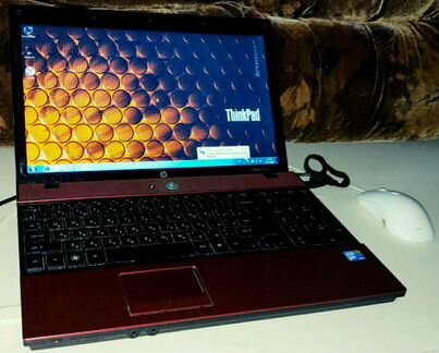 Красный Игровой Ноутбук HP 4510s + мышка