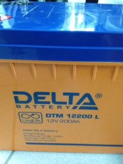 Аккумуляторы delta 12V 200Ah