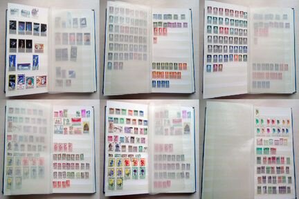 Почтовые марки - коллекция филателии - 1305 марок