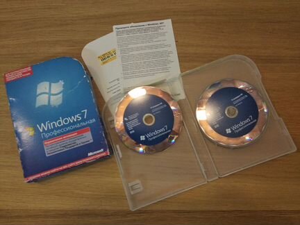 Windows 7 professional лицензионная box версия