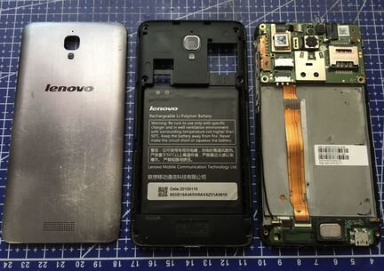 Телефон Lenovo s660 на запчасти