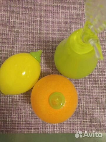 Сувенир стекло груша апельсин лимон