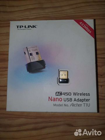 Wi-fi адаптер 2.4G, 5G tp-link Archer T1U