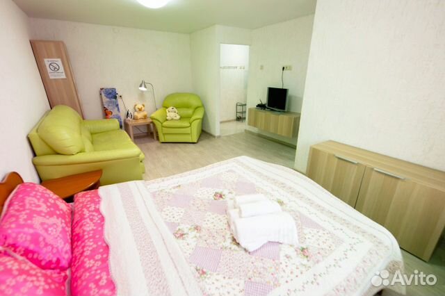 

1-к. квартира, 36 м², 2 кровати