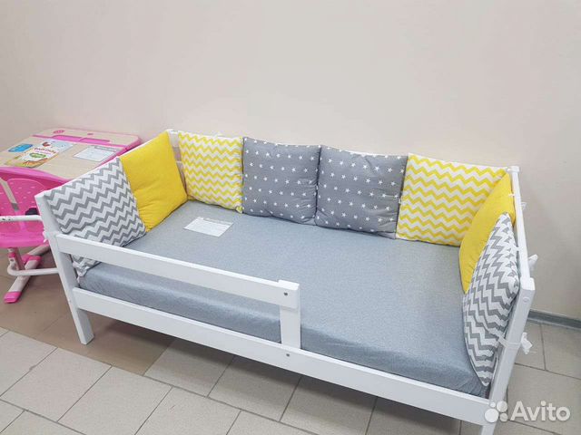 Детская кровать 4 цвета