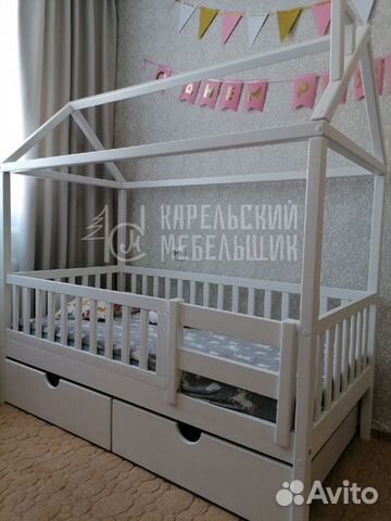 Кровать домик классик в наличии