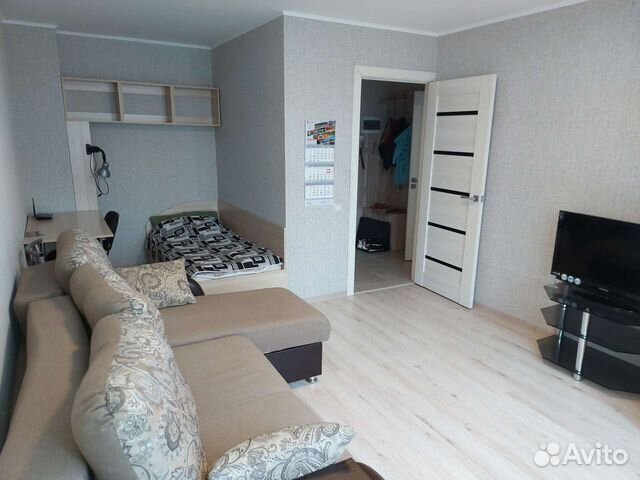 

1-к. квартира, 34,5 м², 2 кровати