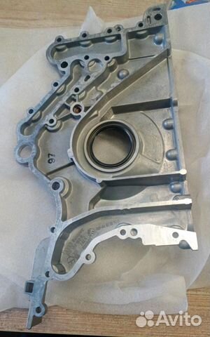 Крышка двигателя передняя Audi A8 (4E) 2003-2010