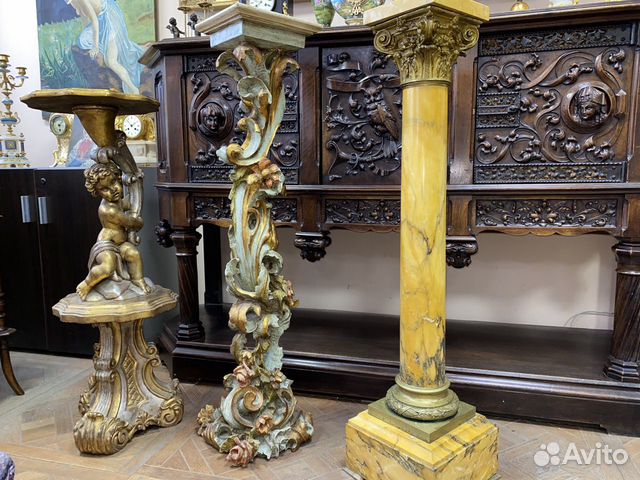 Старинная жардиньерка подставка под цветы