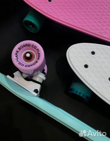 Скейтборд, пенни борд Plank Miniboard Черный