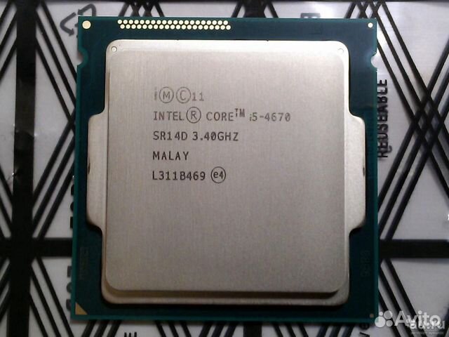 Процессор core i5 4570 LGA 1150