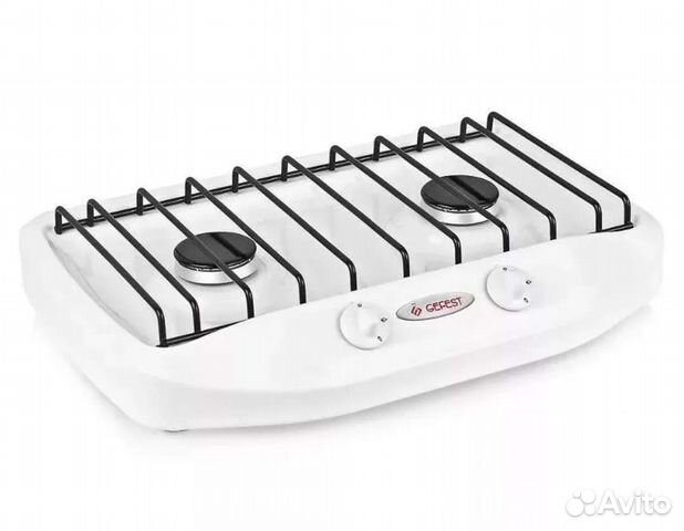 Настольная газовая плитка Гефест 2х конфорочная