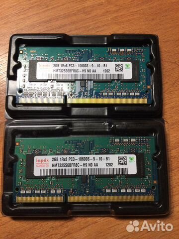 Hynix 2GB 1Rx8 PC3-10600S-9-10- B1