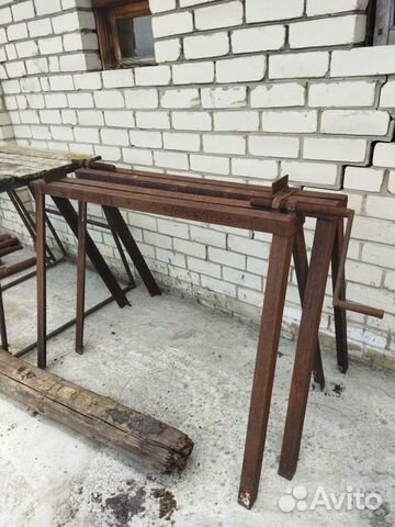 Козлы металлические лист железа