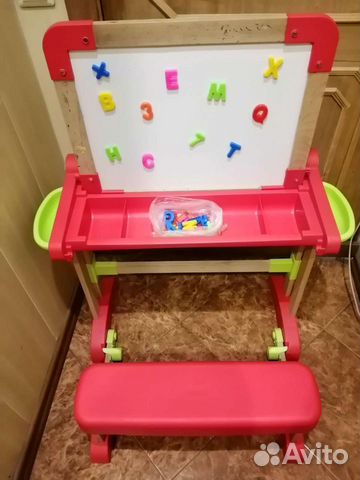 Детский стол парта доска