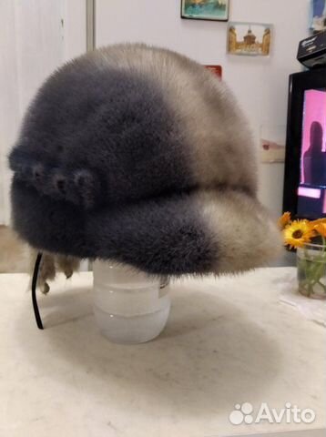 Шапка норковая женская