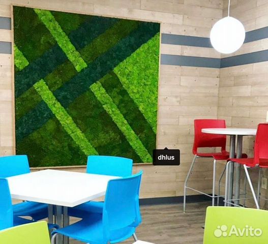 Фитостена фитокартина мох стабилизированный панно