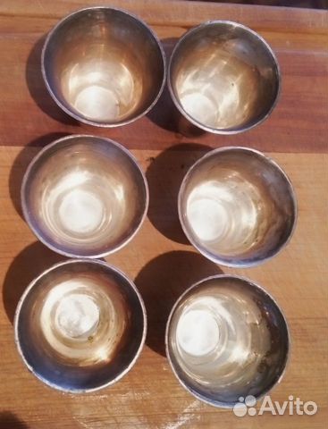 Рюмки СССР,мельхиор