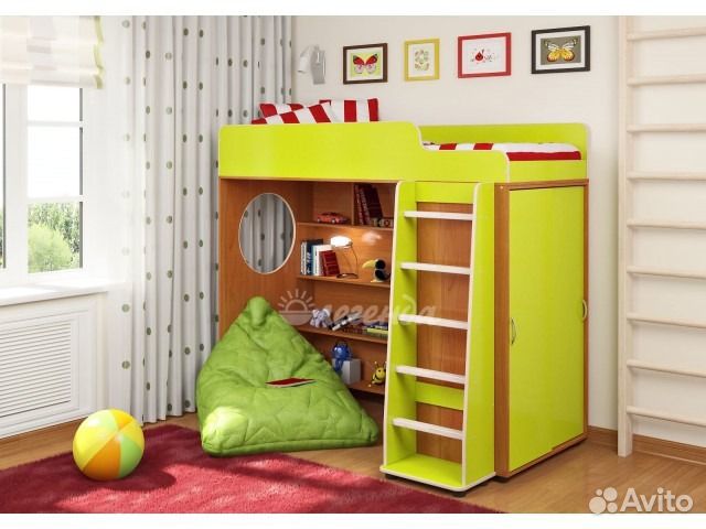 Кровать чердак