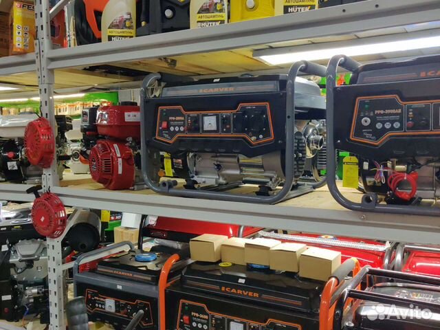 Бензиновый генератор carver 2.3 киловатта