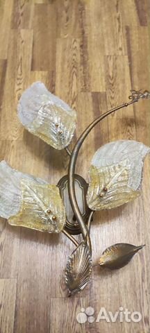 Комплект люстра и бра