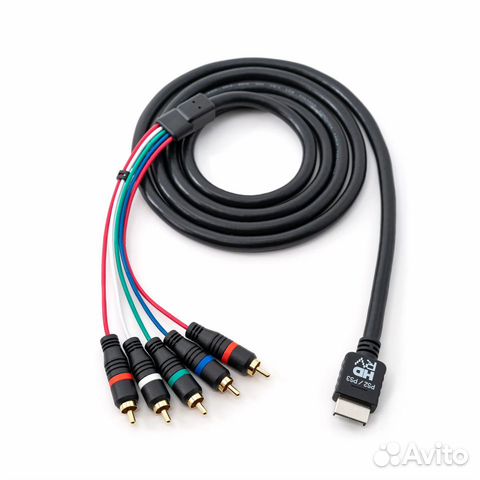 PS2 PS3 HD Retrovision Component Video Cable купить в Коврове | Бытовая  электроника | Авито