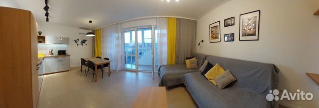 

Квартира-студия, 45 м², 3 кровати