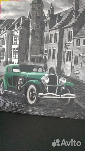 Картина по номерам написанная