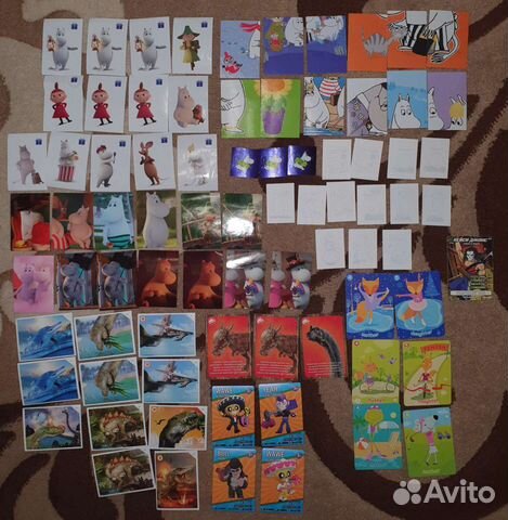 Киндер сюрприз закладки фишки карточки наклейки