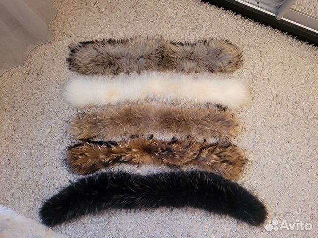 Меховой воротник, опушка, мех на капюшон