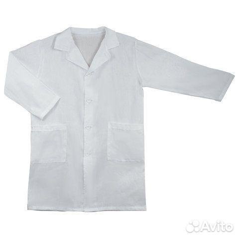 Белые халаты для химии или кулинарных занятий