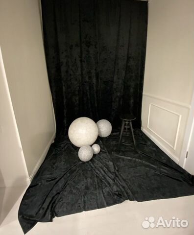 Шторы бархатные