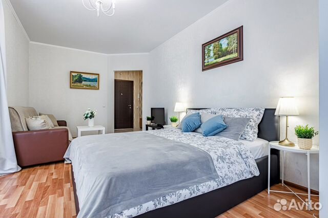 

1-к. квартира, 40 м², 2 кровати