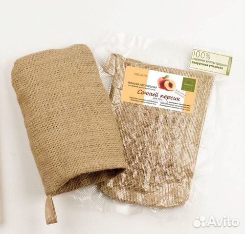 Подарок по любому поводу Органик мочалка с мылом