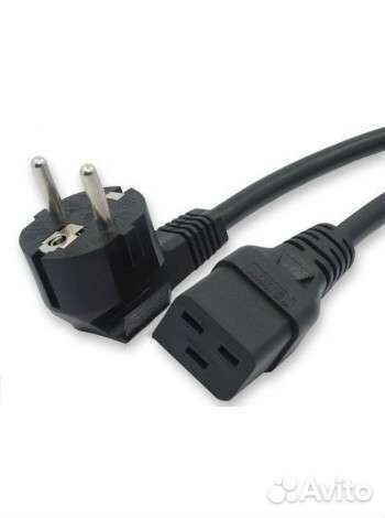 Кабель питания C19 3х1.5мм бп асика