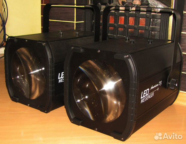 Светомузыка ADj LED Messenger 2ш RGB Mic DMX Линза