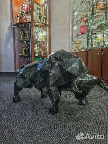 Полигональная фигура арт обьект