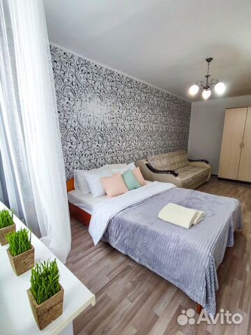 

1-к. квартира, 40 м², 2 кровати
