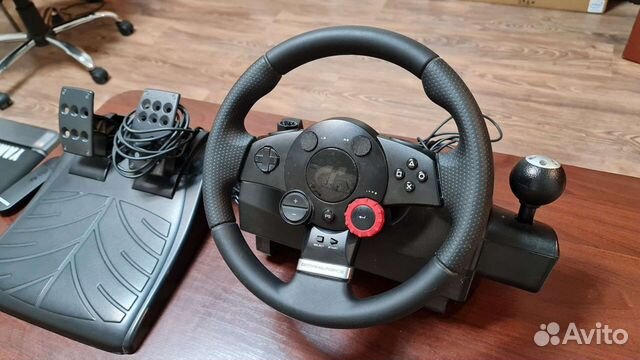 Игровой руль logitech driving force gt