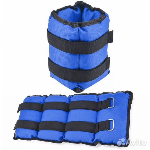 Утяжелители 4 кг 2х2,0кг нейлон синий D34461