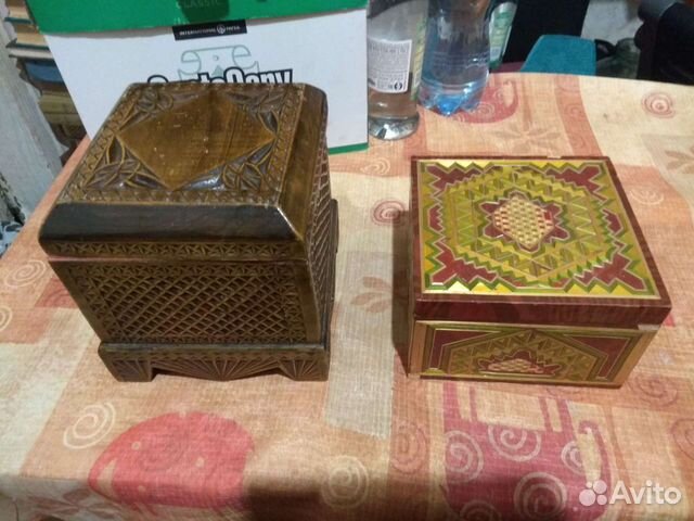 Шкатулки из дерева СССР