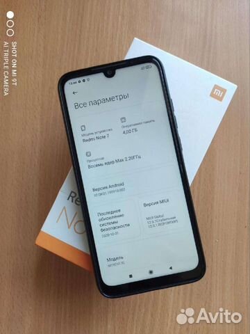 Xiaomi Redmi Note 7 + наушники