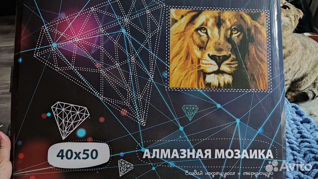 Алмазная мозаика 40/50см