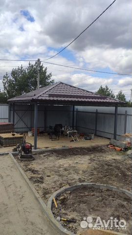 Металлич. навесы, беседки,лестницы,колесоотбойники