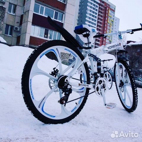 Велосипед на литых дисках. Арт: 147